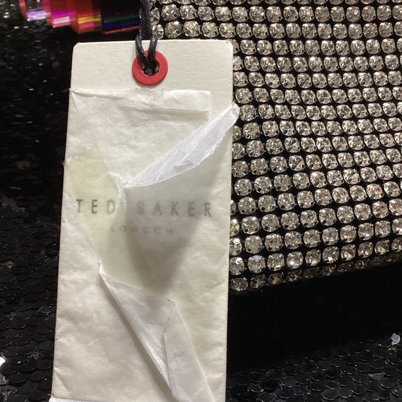 Ted Baker Sparkling Silver Clutch - Picture 1 of 7